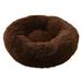 FNOCHY WINTER Calming Dog Beds for Small Medium Large Dogs - Round Donut Machine Washable Dog Bed Anti-Slip Faux Fur Fluffy Donut Cuddler Cat Bed Multiple Sizes XS-XXL