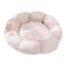 VANLOFE Plush Pet Beds for Dogs Soft Big Plush Cushion Washable Dog Beds Self-Warming Sleeping Bed for Dogs 50*50cm/19.7*19.7in Beige