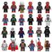 24 Pcs Superhero Spider Action Figures Building Blocks Toys Battle Hero Movie Character Figures Birthday Gift for Kids Boys Collections Super Hero Toys