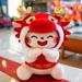 2024 China Year of The Dragon Mascot Doll Dragon Stuffed Animal New Year Decorations Plush Toys Chinese New Year Gifts 9 inch