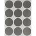 Gray Color-Coding Label Dots 38mm (1.5 inch) inch Round Labeling Sticker Dots - 1296 Pack by Royal Green