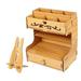 desktop storage rack Wood Desk Organizer wood pen organizer Stationary Organizer