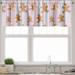 Ambesonne Gingerbread Man Valance Pack of 2 Xmas Goodies 54 X12 Multicolor