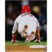 Mike Trout Los Angeles Angels Autographed 16" x 20" Sliding Photograph