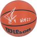 Tony Parker San Antonio Spurs Autographed Wilson Authentic Series Indoor/Outdoor Basketball with "HOF 23" Inscription