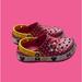 Disney Shoes | Disney World Minnie Mouse Polka Dot Clogs For Kids Crocs Size: J 1 | Color: Red | Size: 1g