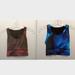 Athleta Intimates & Sleepwear | Bundle Of 2 Athleta Sports Bras Xxs High Neck Open Back | Color: Blue/Red | Size: Xxs