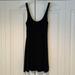 Free People Dresses | Free People Stretchy Black Sparkle Slip Dress Size M | Color: Black | Size: M