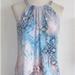 Jessica Simpson Dresses | Jessica Simpson Misses Sz 10 Multi-Color Sleeveless Drop Waist Fashion Dress | Color: Blue/Pink | Size: 10