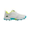 Gunn & Moore Aion Spike Cricket Shoe - Junior - WHITE/CYAN/FLUORO / UK6