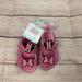 Disney Shoes | Disney Baby Infant Size 9-12 Months Minnie Mouse Sandals Pink W/Hearts Nwt | Color: Pink | Size: 9-12 Months