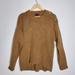 J. Crew Sweaters | J Crew Women's Button-Shoulder Crewneck Sweater Brown Item Bd153 | Color: Brown | Size: M
