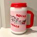 American Eagle Outfitters Dining | Christmas Squad Goals Drinking Chug Mug 20 Oz. Cup W Red Lid Plastic Reusable | Color: Pink/Red | Size: Os