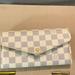 Louis Vuitton Other | Louis Vuitton Authentic Azur Damier Wallet | Color: White | Size: Os