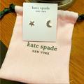 Kate Spade Jewelry | Kate Spade Something Sparkly Moon & Star Stud Earrings - Nwt/Nib | Color: Gold | Size: Os