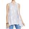 Free People Dresses | Free People Tree Swing Tunic Top Mini Swing Dress - M | Color: Blue/White | Size: M