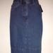 Ralph Lauren Skirts | Lauren Jeans Co. Ralph Lauren Ms Size 6 Medium Wash Seam Detailed Denim Skirt | Color: Blue | Size: 6