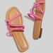 Madewell Shoes | Madewell The Amel Slide Sandal In Rasberry - Women’s Size 7 & 8 - New In Box | Color: Pink | Size: Various