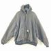 Carhartt Other | Carhartt Black Cotton Denim Stonewash Thermal Insulated Work Coat Men Size 4xl | Color: Black | Size: 4xl