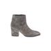 VANELi Ankle Boots: Gray Shoes - Women's Size 8 - Almond Toe