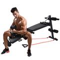 Dumbbell Stool, Weight Bench with Drawstring, Folding Weight Bench Dumbbell Bench, Home Training Gym Weight Lifting & Sit Up Bench Flat Incline Decline Multiuse Workout Bench