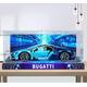 Acrylic Display Case for Lego 42083 Technic Bugatti Chiron, Super Sports Car Exclusive Collectable Model, Transparent Dustproof Display Box, 62 x 30 x 20CM