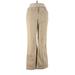 Dockers Khaki Pant: Tan Solid Bottoms - Women's Size 10