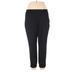 Lands' End Dress Pants - High Rise: Black Bottoms - Women's Size Large Petite