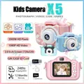 Mini appareil photo pour enfants écran HD 1080p jouets d'extérieur pour filles et garçons cadeaux