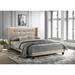 Lark Manor™ Arshaun Wingback Bed Upholstered/Linen in Brown | Full | Wayfair 06450BEFDD0041B79D60DC170C85E23A