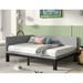 Latitude Run® Bowdoin Daybed Wood & Upholstered/Wood in Gray | 30.3 H x 54.7 W x 75.6 D in | Wayfair 523B94A1AE6641B2A944D7F7A1DBC8F0