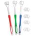 Shinysix Toothbrushes 4 Brush Heads Autism Care Care Kids (Red Soft Bristle Toothbrush Toothbrush 4 Brush Toothbrush Set Autism Autism Care Kids Heads Soft Bristle Toothbrush Set Toothbrush