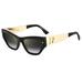 Dsquared2 - D2 0033/S Squared acetate women GOLD BLACK/GREY SHADED