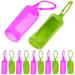12 Pcs Cylindrical Bottle Silicone Sleeve Protective Case for Perfume Cases Protectors Clean Holder Accessories Travel