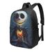 The Nightmare Before Christmas Travel Laptop Backpack with USB Port and Headphone Port Adult Children Student Backpack for College Work Camping