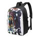 The Nightmare Before Christmas Travel Laptop Backpack with USB Port and Headphone Port Adult Children Student Backpack for College Work Camping