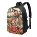 The Nightmare Before Christmas Travel Laptop Backpack with USB Port and Headphone Port Adult Children Student Backpack for College Work Camping