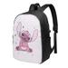 Stitch Travel Laptop Backpack with USB Port and Headphone Port Adult Children Student Backpack for College Work Camping