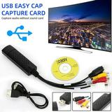 Sale USB 2.0 Audio TV Video VHS to DVD VCR PC HDD Converter Adapter Capture Card