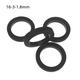 Mixed Square Idle Tire Wheel Belt Loop Idler Rubber Ring for Cassette Deck Tape