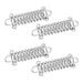4 Pcs Tents Camping Accessories Outdoor Tent Stainless Rope Tightener Multi-function Rope Tightener Tent Spring Buckle High Strength Cloth Clip Stainless Steel