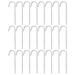 24 Pcs Semicircle Stake Steel Sand Pegs Stakes Camping Accessories Travel Major Sports Curved Tent