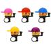 WINDLAND 1Pc Cartoon Bike Bicycle Cycling Hat Horn Loud Alarm Handlebar Metal Bell Ring