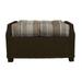 RSH DÃ©cor Indoor Outdoor Single Tufted Ottoman Replacement Cushion **CUSHION ONLY** made with Sunbrella fabric 22 x 20 Trusted Fog