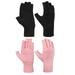 2 Pairs Gloves for Men Womens Gloves Guantes De Gym Para Hombres Cycling Bike Gloves Knitted Gloves Non-slip Sports Spandex Cotton Man Miss