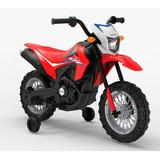 M optimized Kids Ride On Motorcycle 4 Wheel 6V Battery Powered Electric Toy Power Bicycle Kids Car with Detachable Training Wheels