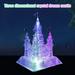Tejiojio Clearance Children and Adults Three-Dimensional Assembled Castle Can Light Up and Sing