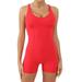 Posijego Womens Workout Romper Shorts Athletic Workout One-Piece Cross Back Jumpsuits Women s Yoga Bodysuit