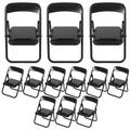 48 Pcs Folding Chair Home Decor Tiny Chair Prop Mini Chair Toy Smartphones Desk Stand Doll Chair Baby