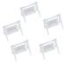 Vistreck 5Pcs DIY Sand Table Model House Material Garden Miniature Landscape Swing Chair Model